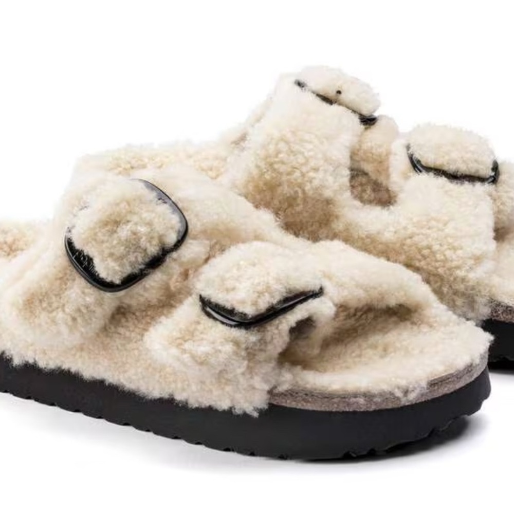 Birkenstock Papillio Arizona Big Buckle Shearling